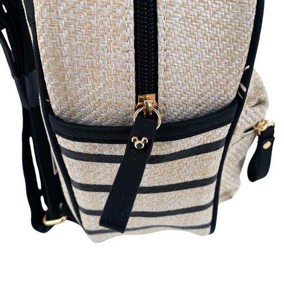 Disney x Primark Mickey Mouse Woven Backpack – Beige – Limited Edition – NWT - Picture 6 of 13